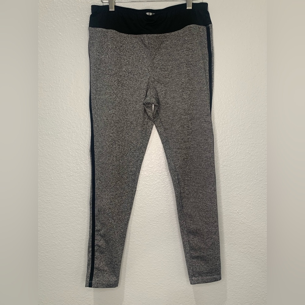 W Sport Athletic Gray/Black Yoga Leggings‎ Size XL